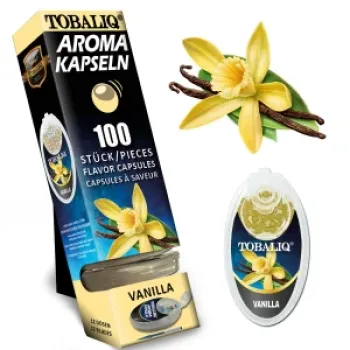 Tobaliq "Vanille" Aromakapsel mit 100 Kugeln-1 Dose